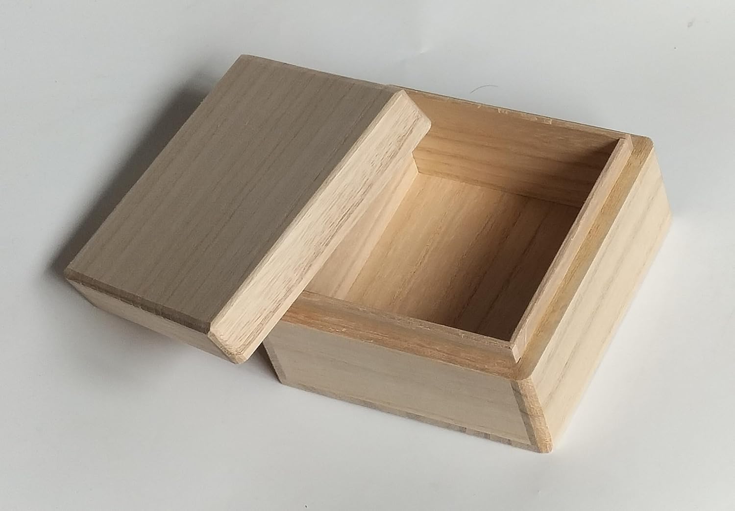 浦上桐工芸 桐箱 小物収納ケース スクエア型 日本製 120×120×65㎜