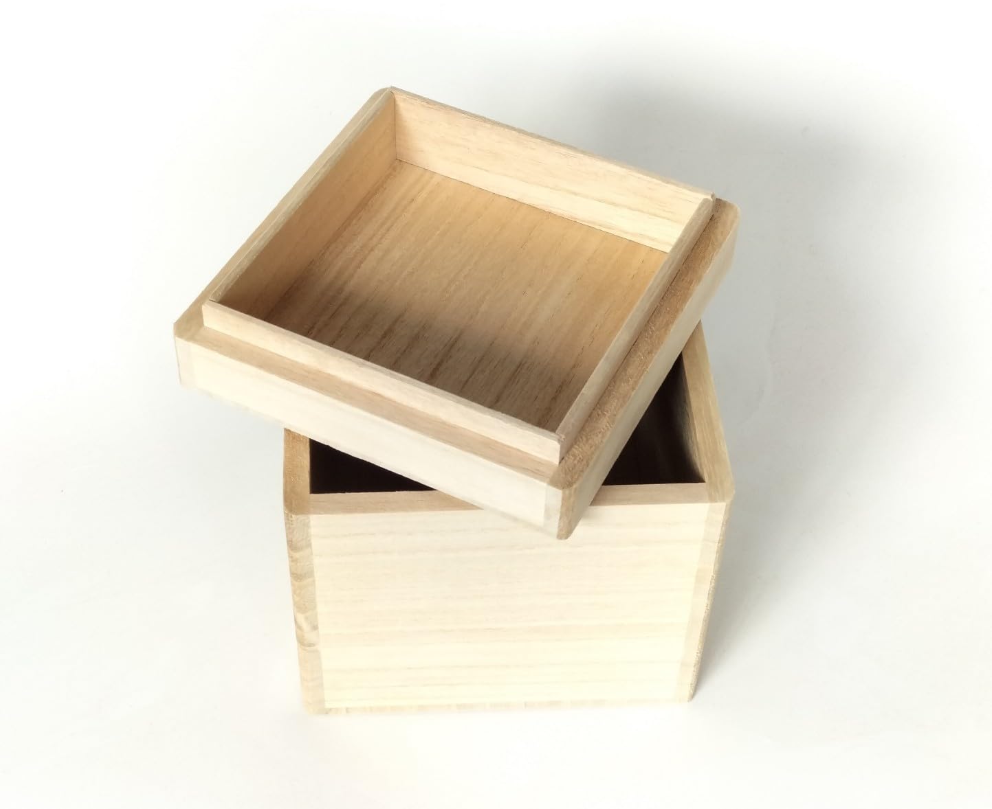 浦上桐工芸 桐箱 キューブ型 3寸 日本製 120×120×122㎜