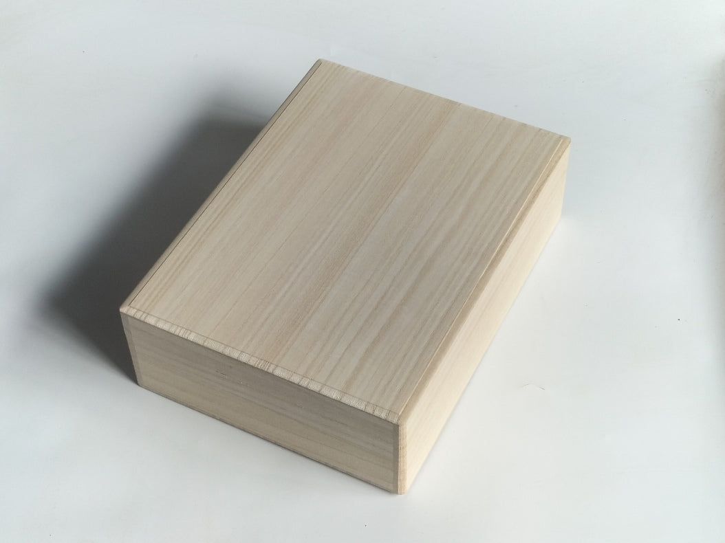 浦上桐工芸 桐箱 B5サイズ深口 日本製 外寸291×217×85mm 正面