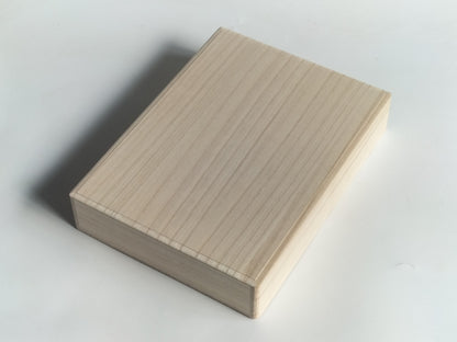  浦上桐工芸 桐箱 B5サイズ浅口 日本製 外寸291×217×55mm 正面