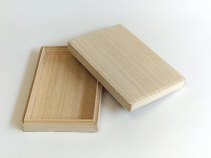 浦上桐工芸 桐箱 小物収納ケース B6手帳サイズ 日本製, 235×154×44mm, ベージュ, ukp1-1
